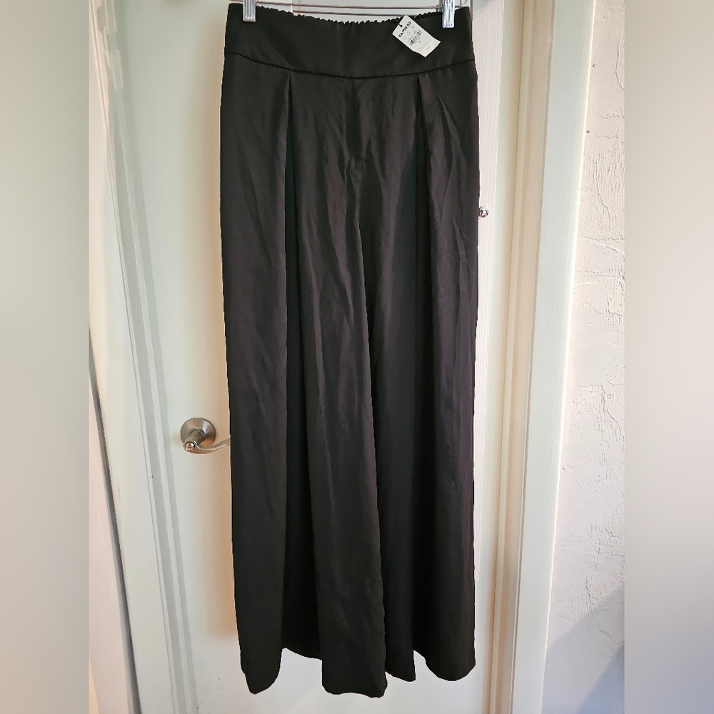 Express NWT super high rise wide leg palazzo pants S
